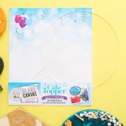 Base para topper personalizado círculo 8,5 cm