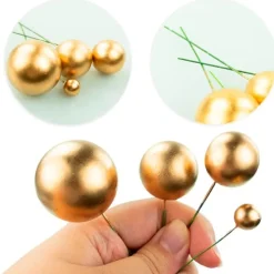 Bolas decorativas blancas (20) - Azucren