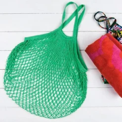 Bolsa para la compra de rejilla crema - Algodón orgánico - Rex London
