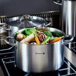Cacerola alta con asas Prim´Appety 24 cm - Acero inoxidable - De Buyer