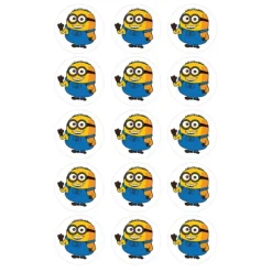 Oblea Minion 5 cm (15) - María Lunarillos