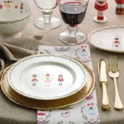 Paño de algodón grande para cocina Printed Cindarella White 71 x 52 cm - GreenGate