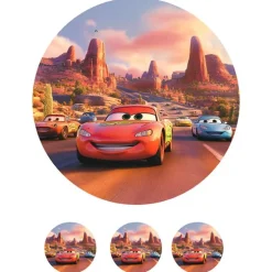Papel de azúcar de Cars - 20 cm - María Lunarillos