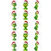 Papel de azúcar de El Grinch - 5 cm (15) - María Lunarillos