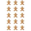 Papel de azúcar muñeco de jengibre 5 cm (15) - María Lunarillos