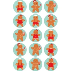 Papel de azúcar Muñecos de jengibre 2 - 5 cm (15) - María Lunarillos