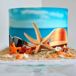 Papel de fibra vegetal - 20 fotos iguales en Cuadrados de 4 cm - Impresión personalizada