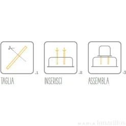 Pilares para tartas de varios pisos (4) - Decora