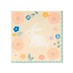 Platos con bordes ondulados Pascua 27 cm (8) - Meri Meri + REGALO vasos y servilletas